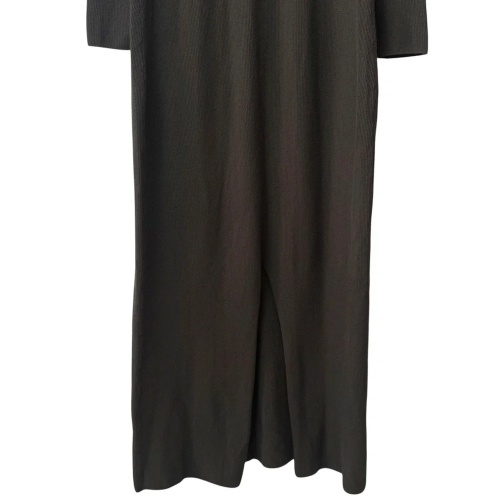 Free People Beach‎ Trixie Sweater Maxi Dress Ribbed Coastal Minimalist Chic M